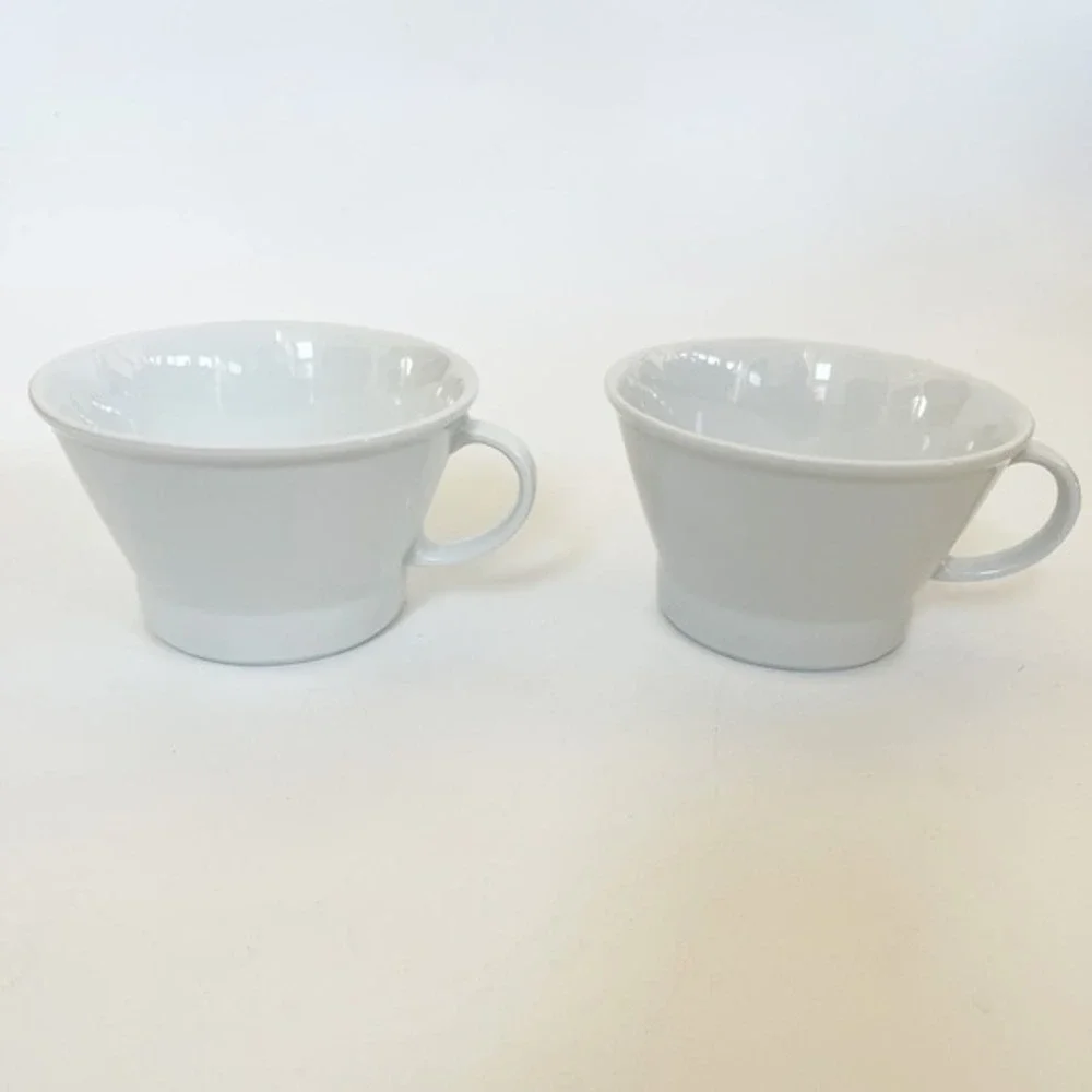 Crate&Barrel Loft Design By Winterling Made In Germany 6x4‎ Handled Bowl White